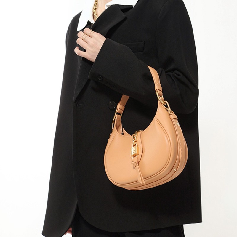Underarm bag, single shoulder crossbody bag, women's bag, niche handbag, crescent shaped bag